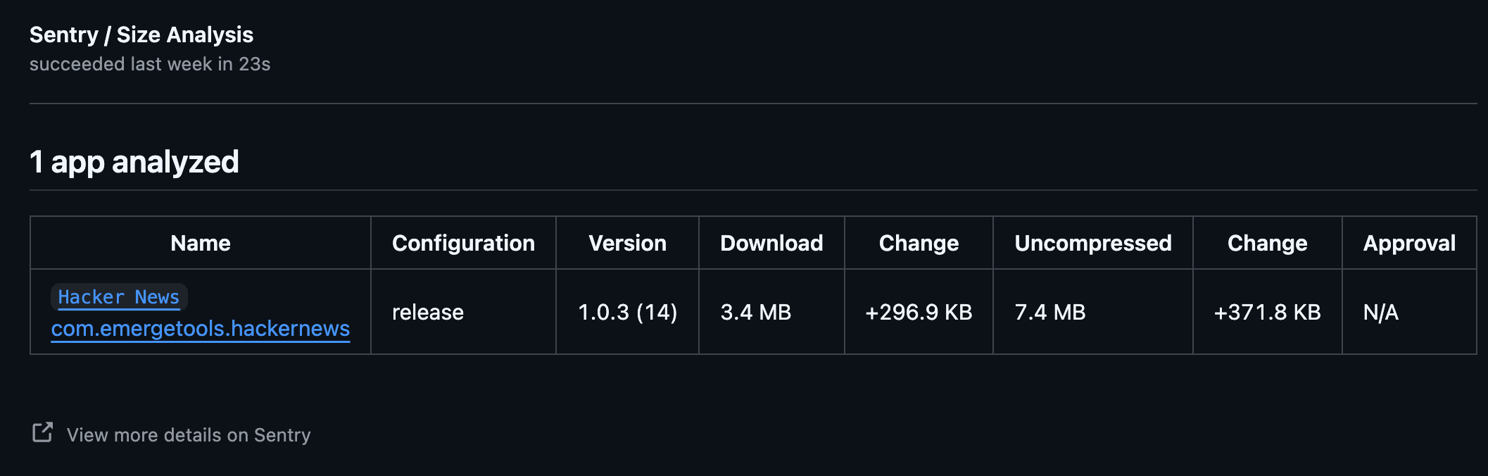 Status check screenshot placeholder